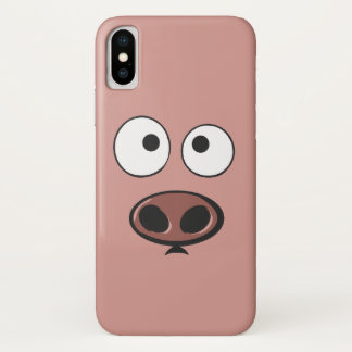 Funny Pig iPhone X Hoesje