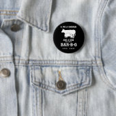Funny Pig Chicken Koe verhaal van BBQ Master Roast Ronde Button 5,7 Cm (In situ)