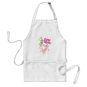Funny Pig Chief Taster Giant Layer Cake Cartoon Standaard Schort