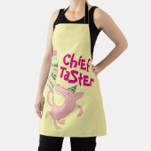 Funny Pig Chief Taster Giant Sponge Cake Cartoon Schort (Insitu)