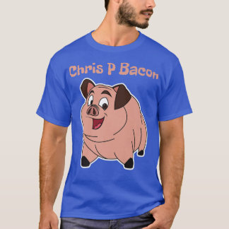 Funny Pig Chris P Bacon Name Premium T-shirt