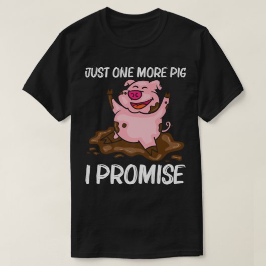 Funny Pig Design for Men Women Hog Farmer Boerderi T-shirt (Design voorkant)