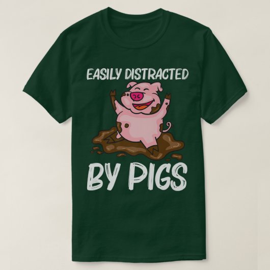 Funny Pig Design for Men Women Hog Farmer Boerderi T-shirt (Design voorkant)