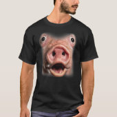 Funny Pig Face Funny Oddly Specific Dank Meme T-shirt (Voorkant)