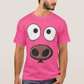 Funny Pig Face T-shirt (Voorkant)