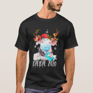Funny Pig Kerstmis Mask Dag Dag 2020 Pasen Pi T-shirt