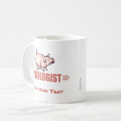 Funny Pig Lover Koffiemok (Voorkant links)