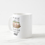 Funny Pig Lover Mok (Voorkant links)
