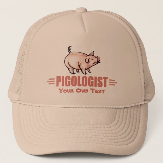 Funny Pig Lover Trucker Pet (Voorkant)