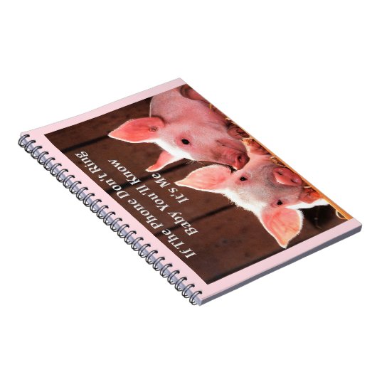 Funny Pig Memes met grappige gezegden en citaten Notitieboek (Rechterzijde)