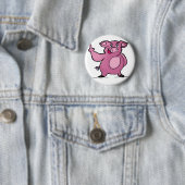 Funny Pig Middle Finger Button (In situ)