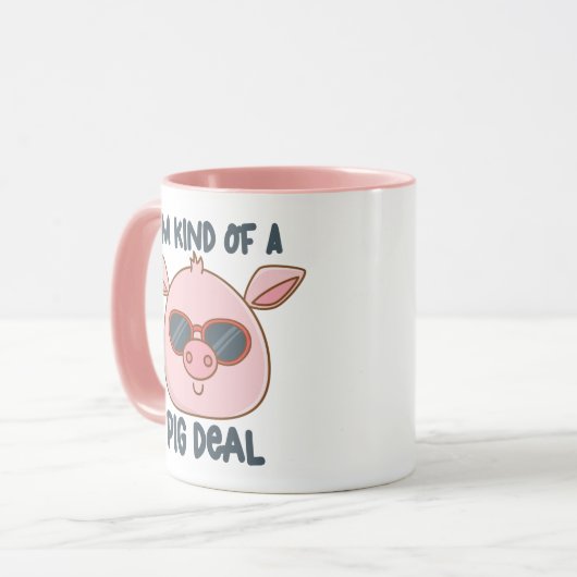 Funny Pig Pun Mok (Voorkant links)