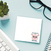 Funny Pig Pun Post-it® Notes