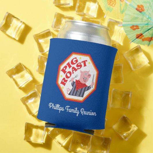 Funny Pig Roast Family Reunion Blikjeskoeler (Insitu Zomer)