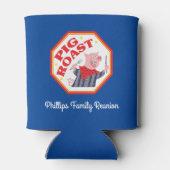 Funny Pig Roast Family Reunion Blikjeskoeler (Achterkant)