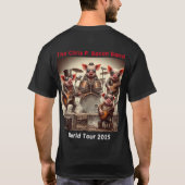 Funny Pig Rock Band T-shirt (Achterkant)