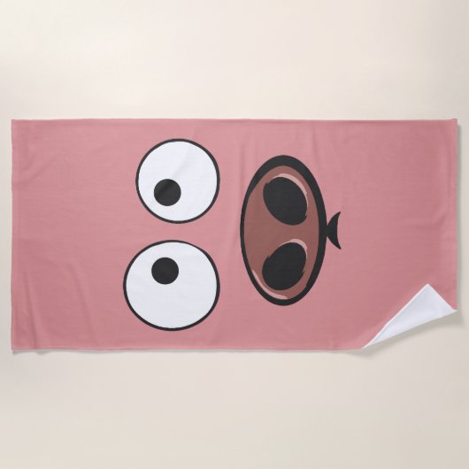 Funny Pig Strandlaken (Voorkant)