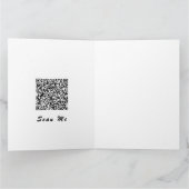 Funny Pig Valentijnsdag Kaart met uw QR-code (Binnen)