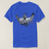 funny pigeon 6 t-shirt (Design voorkant)