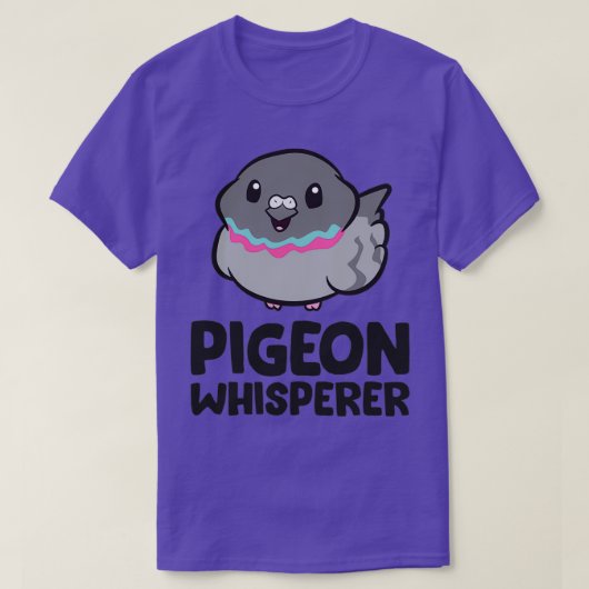 Funny Pigeon Lover Pigeon Whisper T-shirt (Design voorkant)