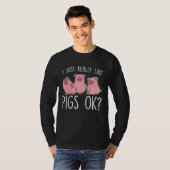 Funny Piglet I Just Really Like Pigs Ok Kids T-shirt (Voorkant volledig)