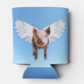 Funny Pigs Might Fly Hold onto Dreams Blikjeskoeler (Achterkant)