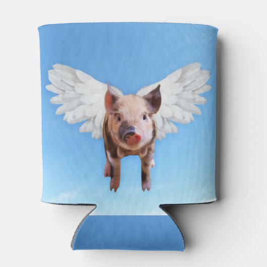 Funny Pigs Might Fly Hold onto Dreams Blikjeskoeler (Achterkant)