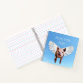 Funny Pigs Might Fly Hold onto Dreams  Notitieboek (Binnen)