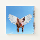 Funny Pigs Might Fly Hold onto Dreams  Notitieboek (Achterkant)