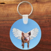 Funny Pigs Might Fly Hold onto Dreams Sleutelhanger (Achterkant)