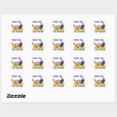 Funny Pilates Ronde Sticker (Vel)