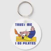 Funny Pilates Sleutelhanger (Voorkant)