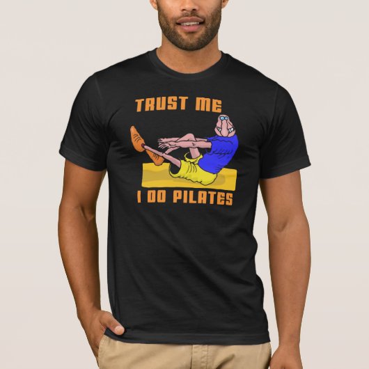Funny Pilates T-shirt (Voorkant)
