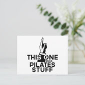 Funny Pilates - Vintage deze piloot Briefkaart (Staand voorkant)