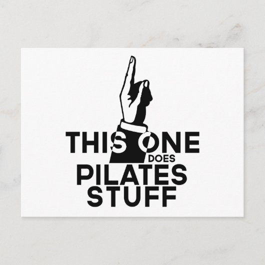 Funny Pilates - Vintage deze piloot Briefkaart (Voorkant)