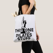 Funny Pilates - Vintage deze piloot Tote Bag (Dichtbij)
