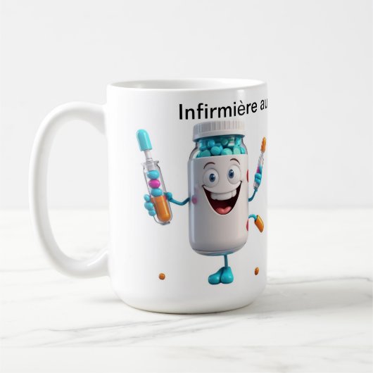 Funny Pill Bottle Mug Koffiemok (Links)