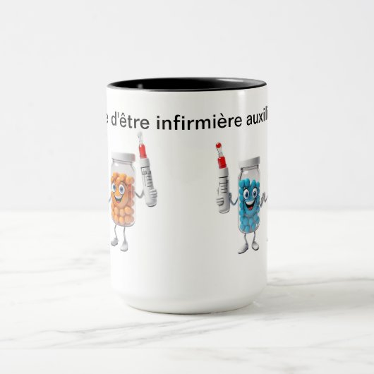 Funny Pill Bottle Mug Mok (Midden)