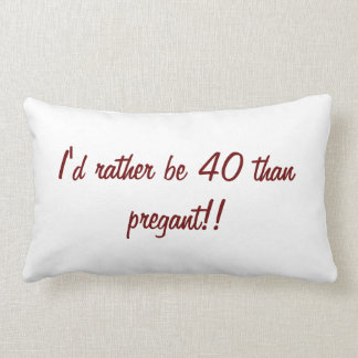 Funny pillow, cadeau voor 40-jarige verjaardag kussen