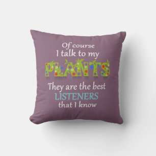 Funny Pillow voor Gardener of House Plant Lover Kussen