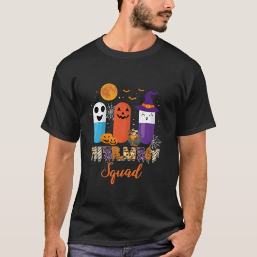 Funny Pills Pharmacoloog Squad Halloween Co T-shirt (Voorkant)