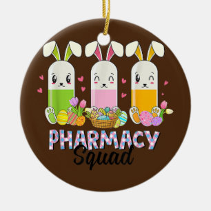 Funny Pills Pharmacy Squad Pharmacist Life Easter Keramisch Ornament