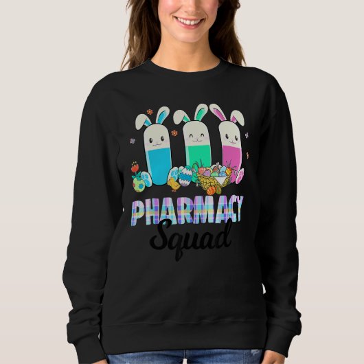 Funny Pills Pharmacy Squad Pharmacist Life Easter Trui (Voorkant)