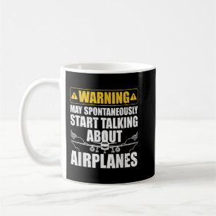 Funny Pilot Art voor mannen Pilot Airpl Koffiemok