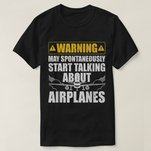 Funny Pilot Art voor mannen Pilot Airpl T-shirt (Design voorkant)