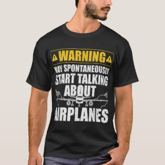 Funny Pilot Art voor mannen Pilot Airpl T-shirt