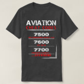 Funny Pilot Aviation (code) T-shirt (Design voorkant)