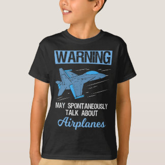 Funny Pilot Aviation Jet Fighter Airplane T-shirt