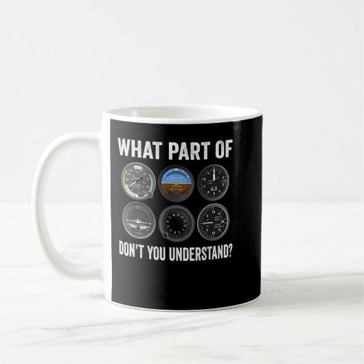 Funny Pilot Design for Men Airline Koffiemok (Links)