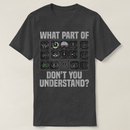 Funny Pilot Design for Men Airline T-shirt (Design voorkant)